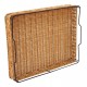 Bandeja 40cm Por 30,5cm Rattan Iron Mimo Style